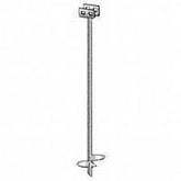 Tie Down MI2H5/8 59081 Earth Anchor, Iron, Galvanized